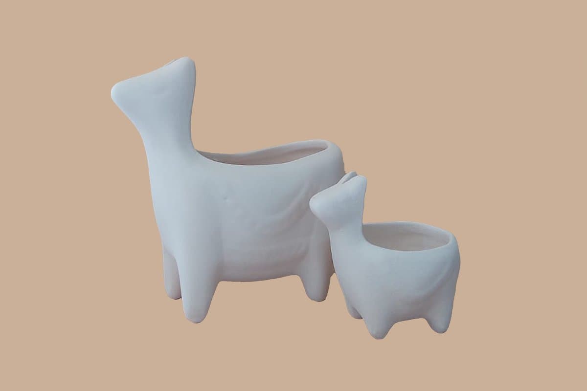 Maceta Llama Grande (M10) - Imagen 1