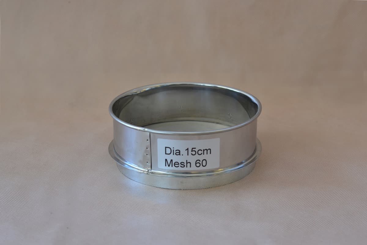 Tamiz # 60  de 15 cm - Imagen 1